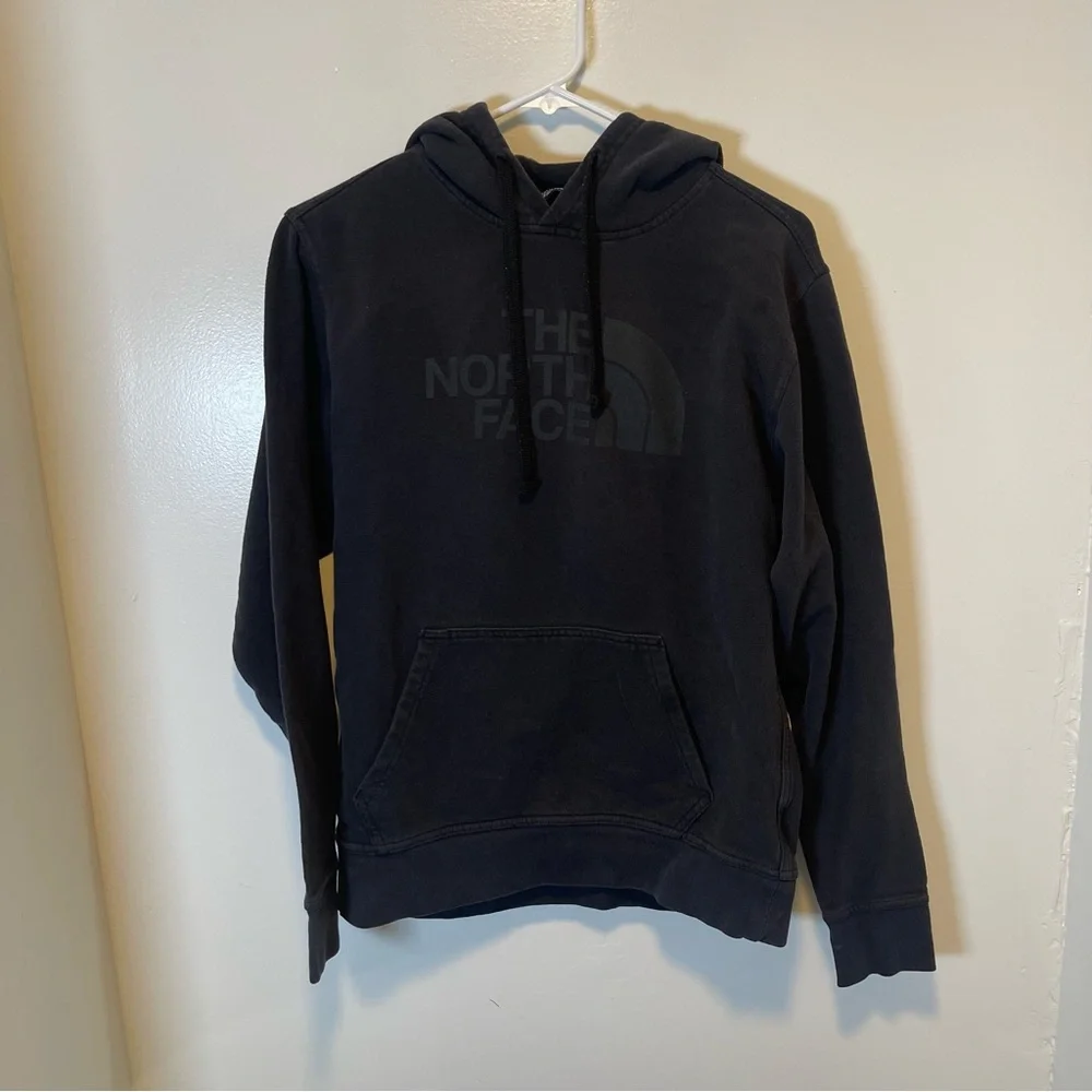 The North Face black graphic hoodie sweatshirt men's size small